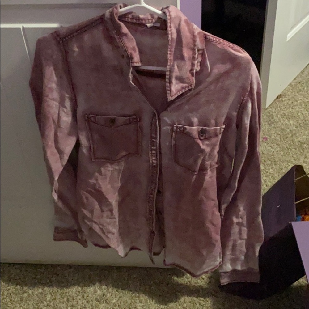 Dusty Rose Maurices Flannel